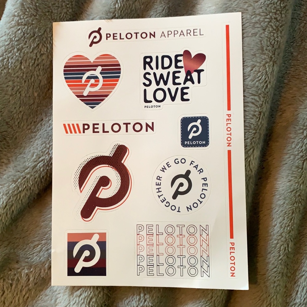 Peloton stickers